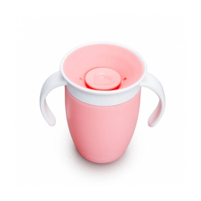Munchkin Ποτηράκι εκπαιδευτικό Miracle 360˚ Trainer Cup Pink Pastel
