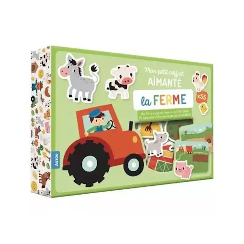 Auzou My Little Magnet Box - Farm Animals