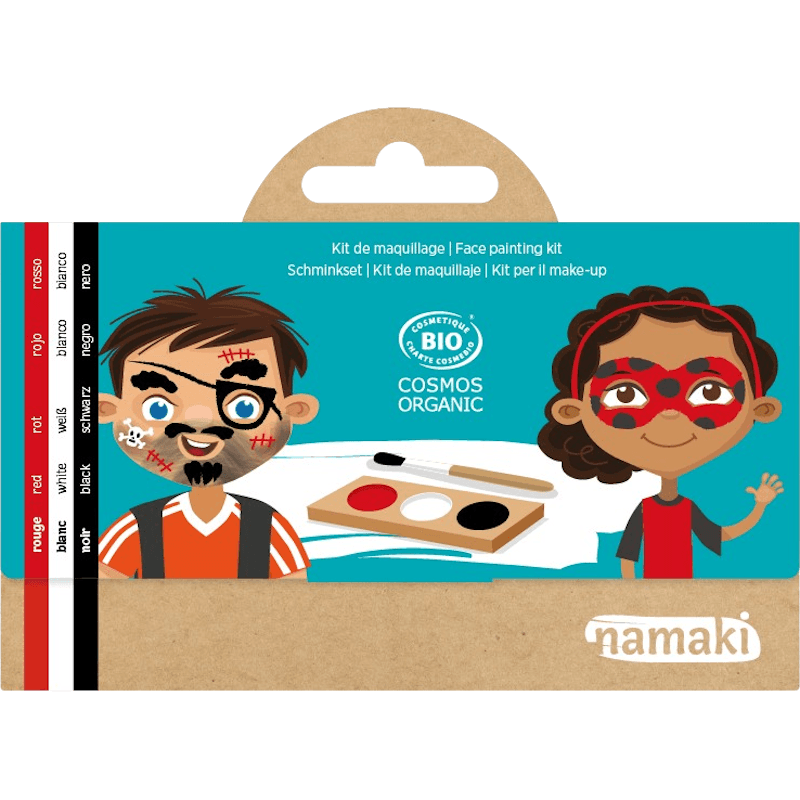 Namaki - Organic Face Paint Set - Ladybug & Pirates