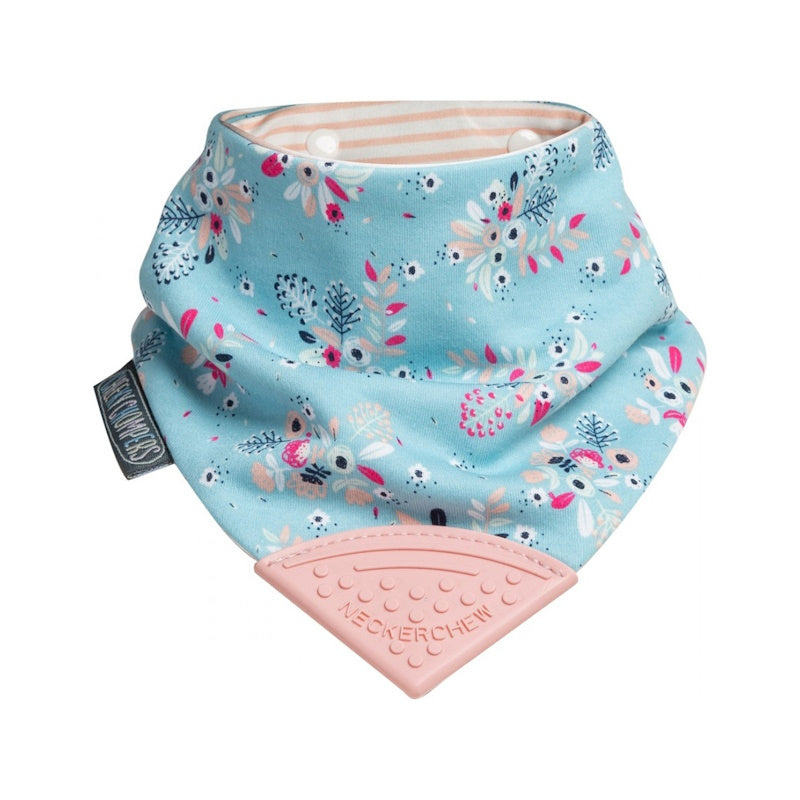 Cheeky Chompers Σαλιάρα με μασητικό – Botanical Bloom