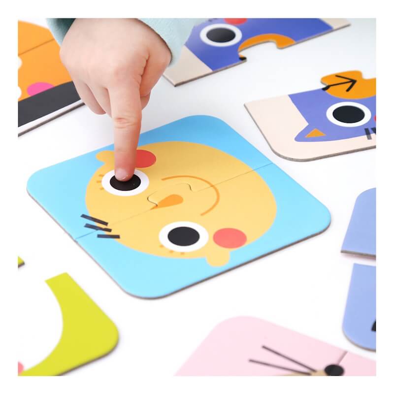 Banana Panda ON-THE-GO PUZZLE HALVES FACES