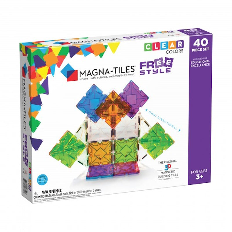 Μαγνητικά Πλακίδια Magna-Tiles Dino World μαγνητικά Πλακίδια σετ 40τμχ
