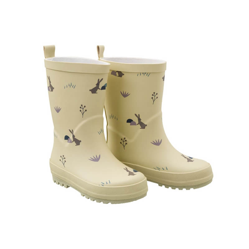 Fresk Παιδικές Γαλότσες από 100% φυσικό καουτσούκ - Rabbit Sandshell