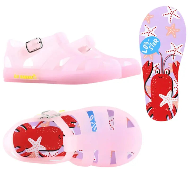 Go Bananas Jelly Shoes  - Pink