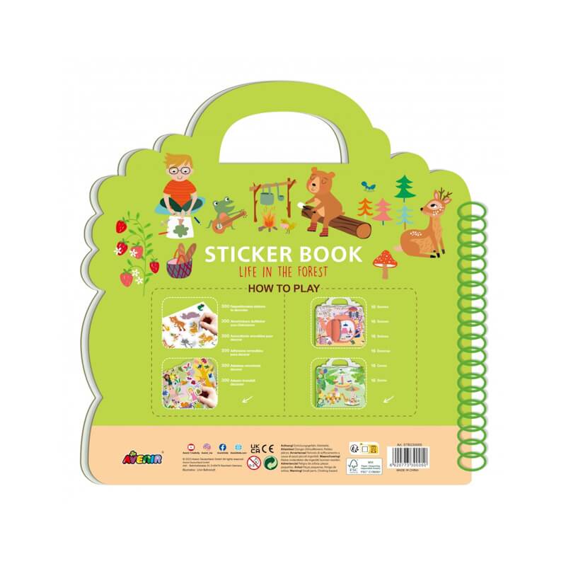 Avenir Sticker Book Life in the Forest