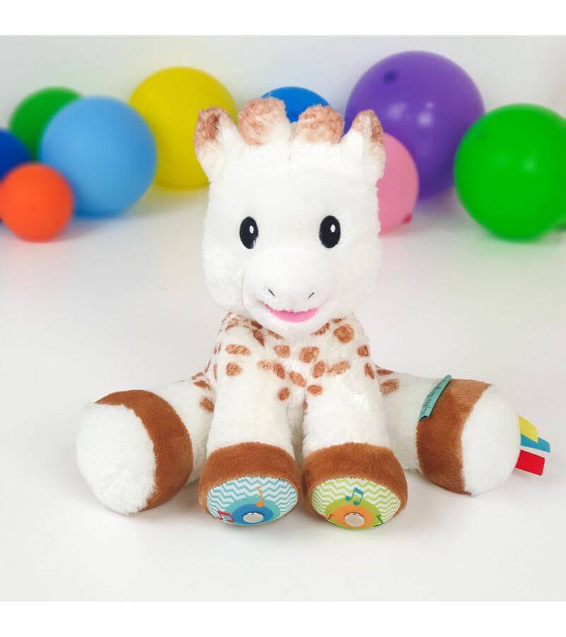 Sophie La Girafe Λούτρινο παιχνίδι που μεταφέρει την μουσική με ένα άγγιγμα