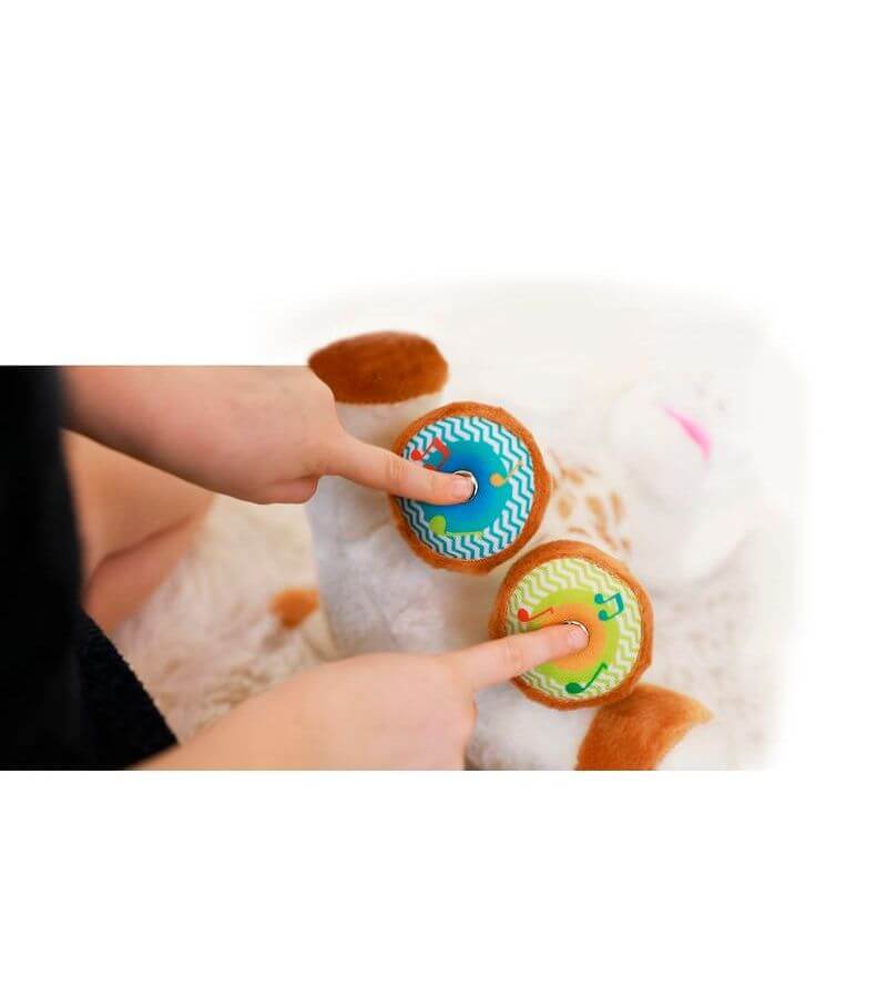 Sophie La Girafe Λούτρινο παιχνίδι που μεταφέρει την μουσική με ένα άγγιγμα