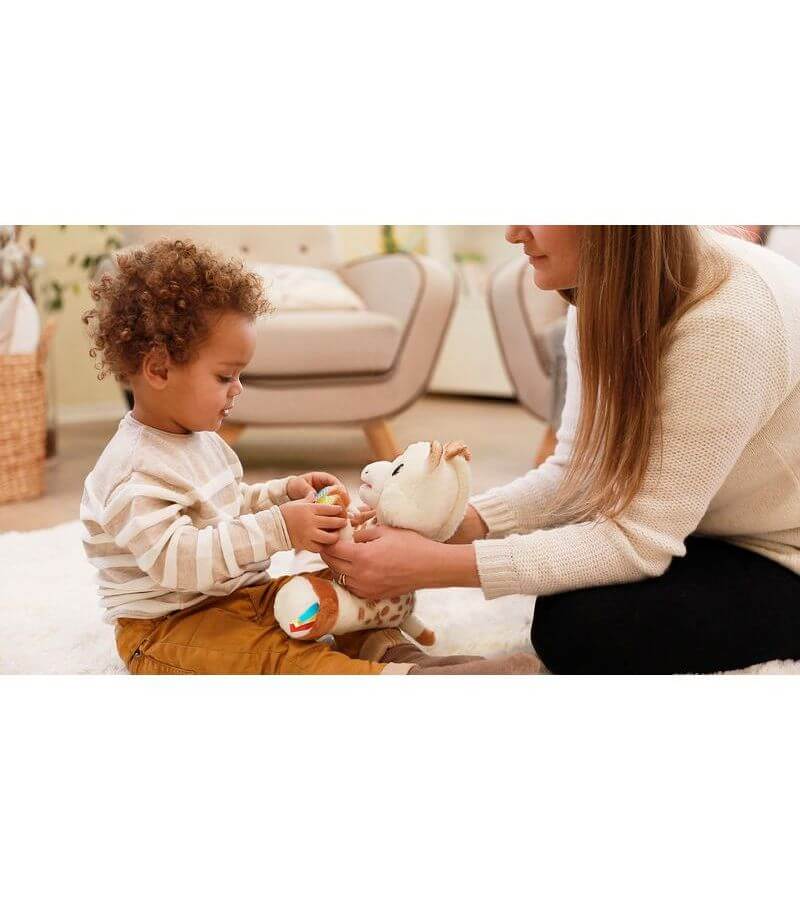 Sophie La Girafe Λούτρινο παιχνίδι που μεταφέρει την μουσική με ένα άγγιγμα